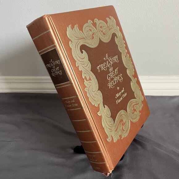 Treasury of Great Recipes Mary & Vincent Price Cookbook Kitchen Gold 1965 Chef - Picture 4 of 15